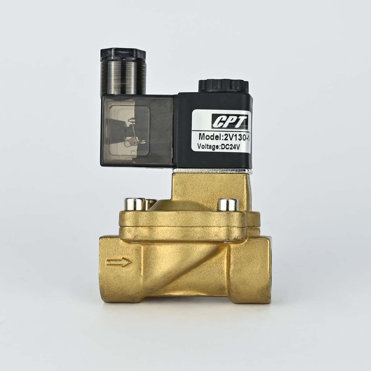 SOLENOID VALVE 2/2 NC 3/8" 24 VDC COIL & ADAPTOR CPT
