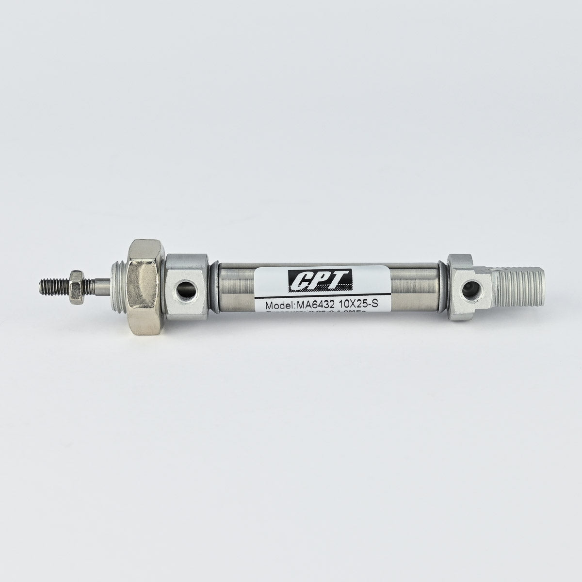 ISO 6432 DOUBLE ACTING MINI CYLINDER DIA 10X 25 MM MAGNETIC PISTON CPT