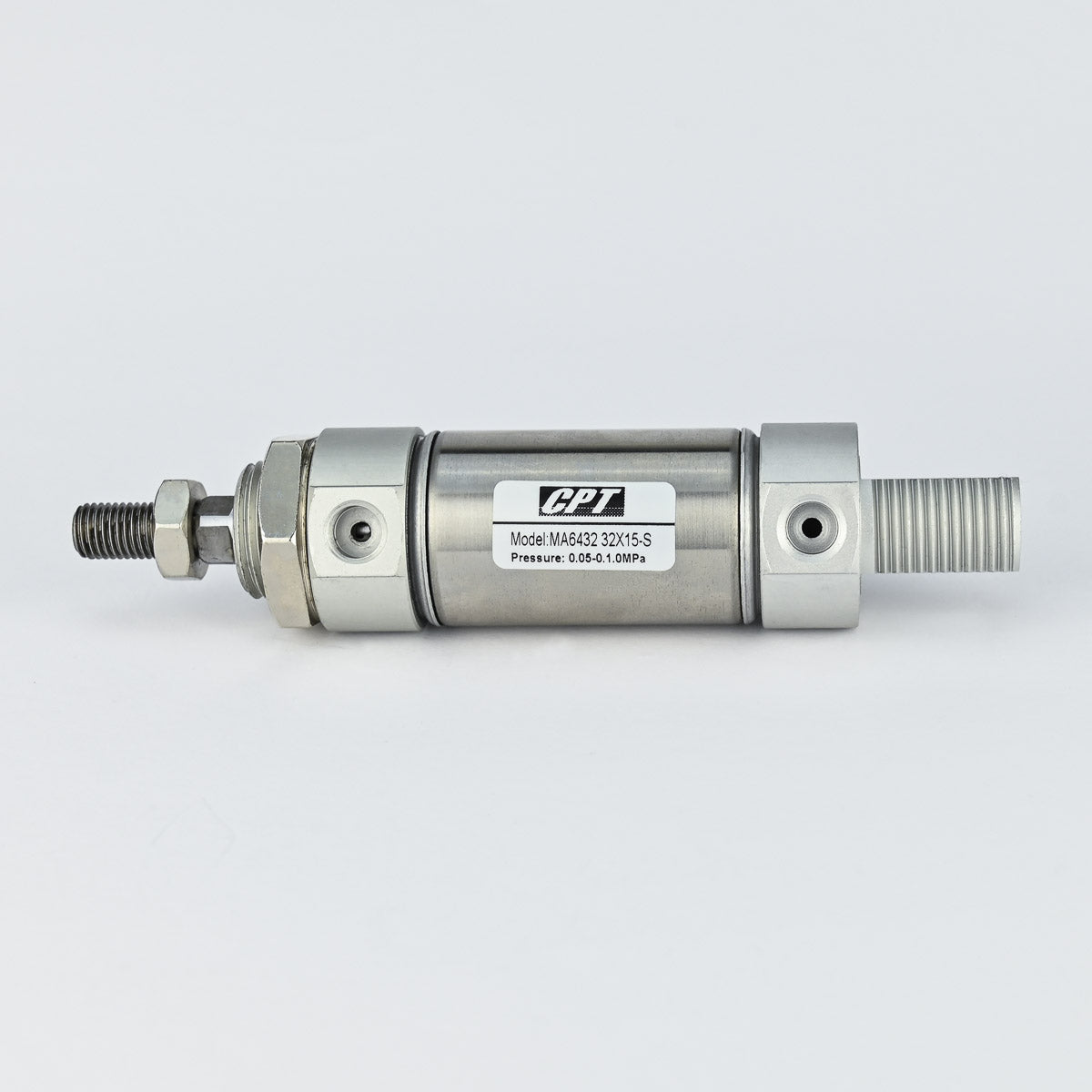 ISO 6432 DOUBLE ACTING MINI CYLINDER DIA 32X 15 MM MAGNETIC PISTON CPT