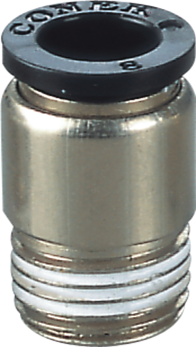 STRAIGHT PUSHIN THREADED ROUND BODY 1/4" X 8MM CONEK