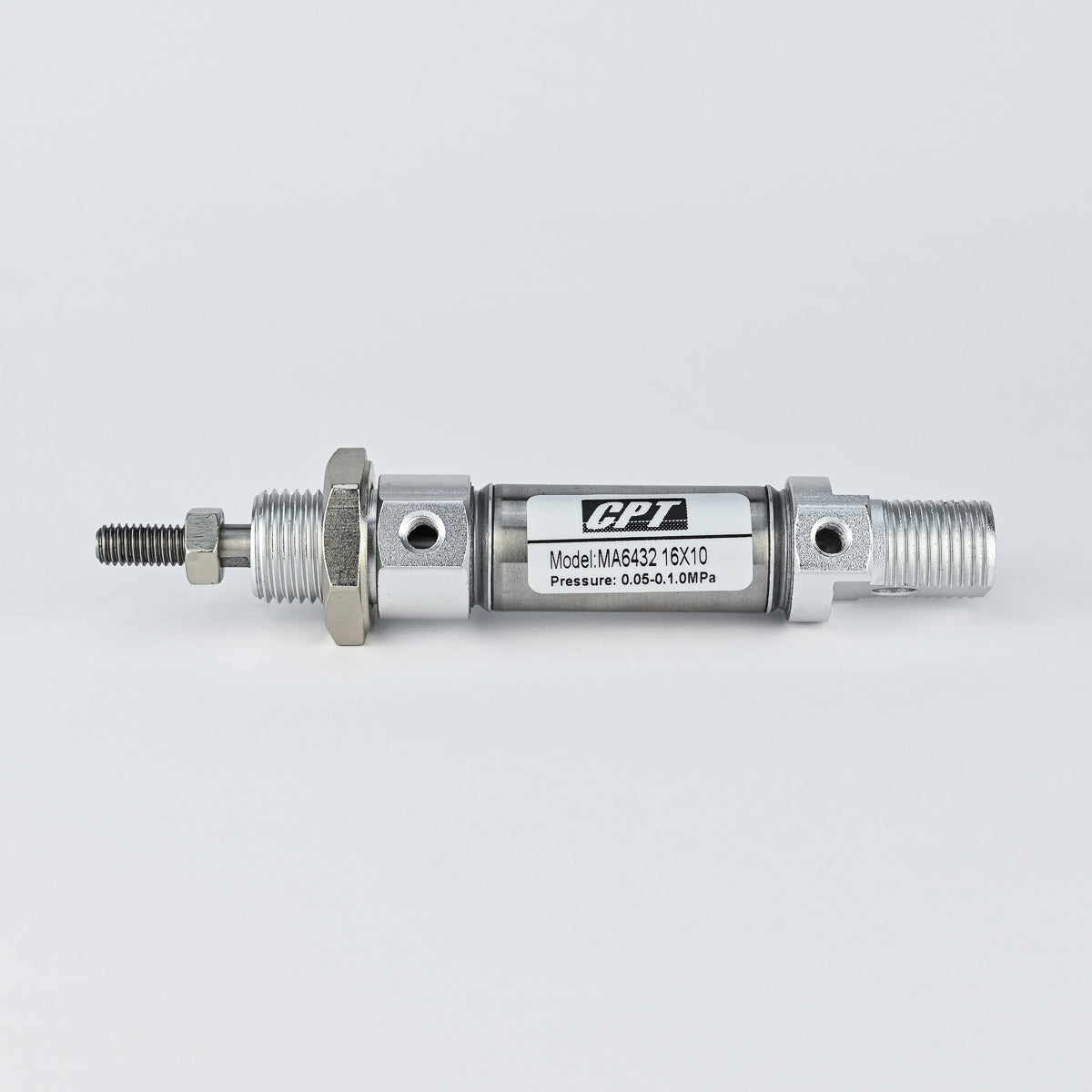 ISO 6432 DOUBLE ACTING MINI CYLINDER DIA 16X 10 MM MAGNETIC PISTON CPT