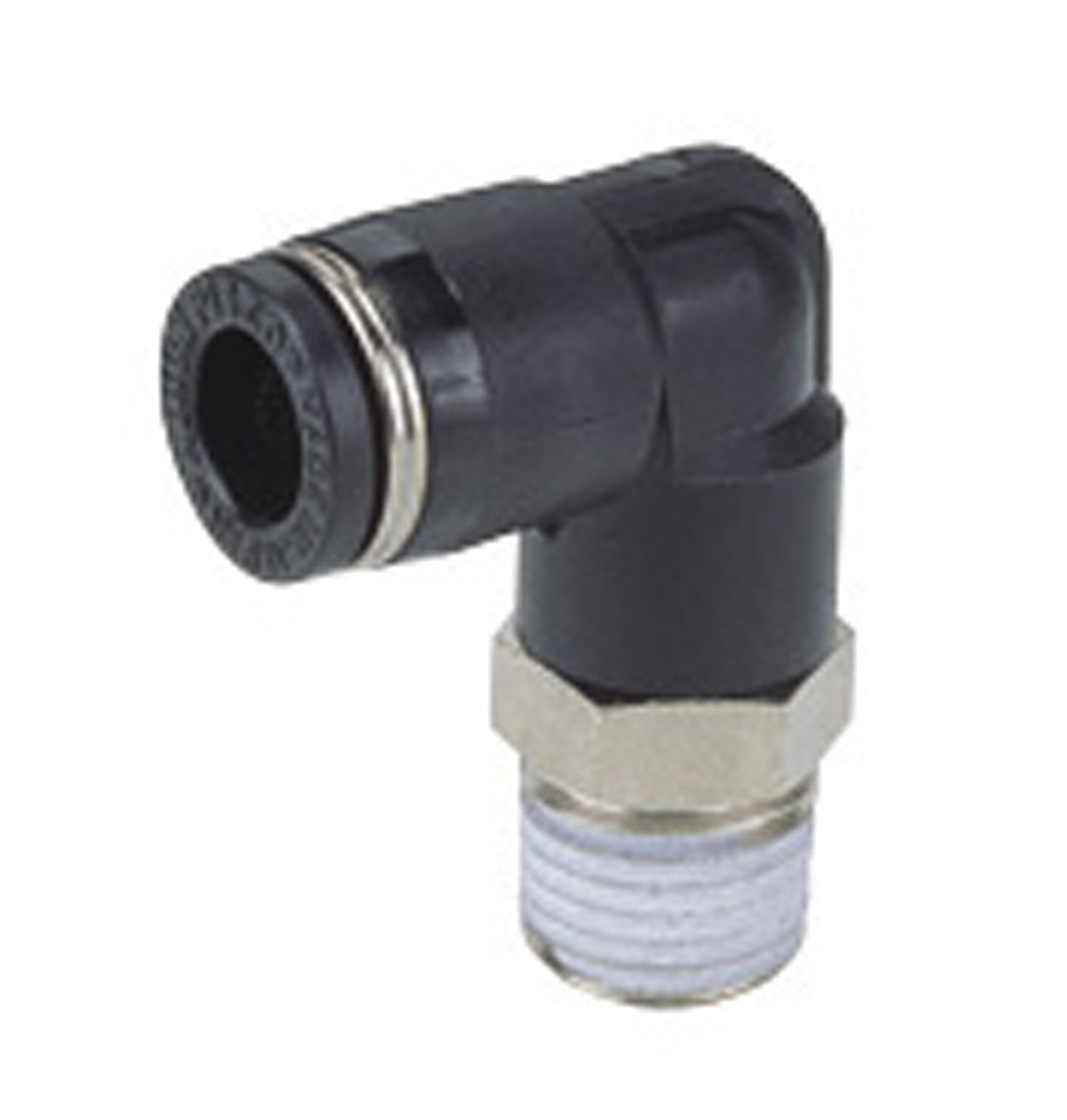 PUSHIN ELBOW THREADED 1/4" X 8 MM A-CPT