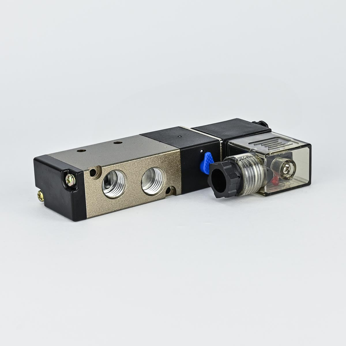 SOLENOID VALVE SINGLE 5/2 1/4" WITH 24 VDC COIL & ADAPTOR A-CPT