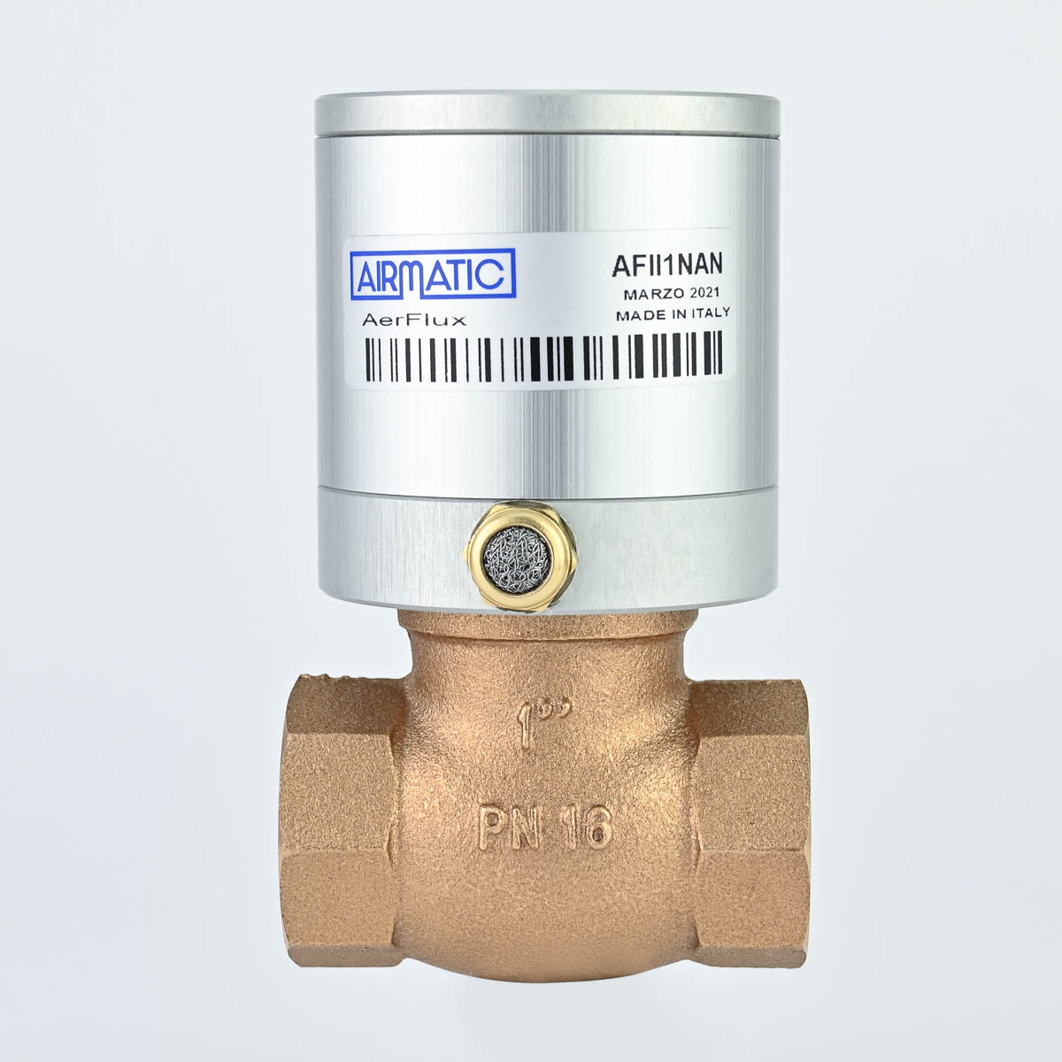 PNEUMATIC VALVE SINGLE ACTING 1" N.O. NBR AIRMATIC