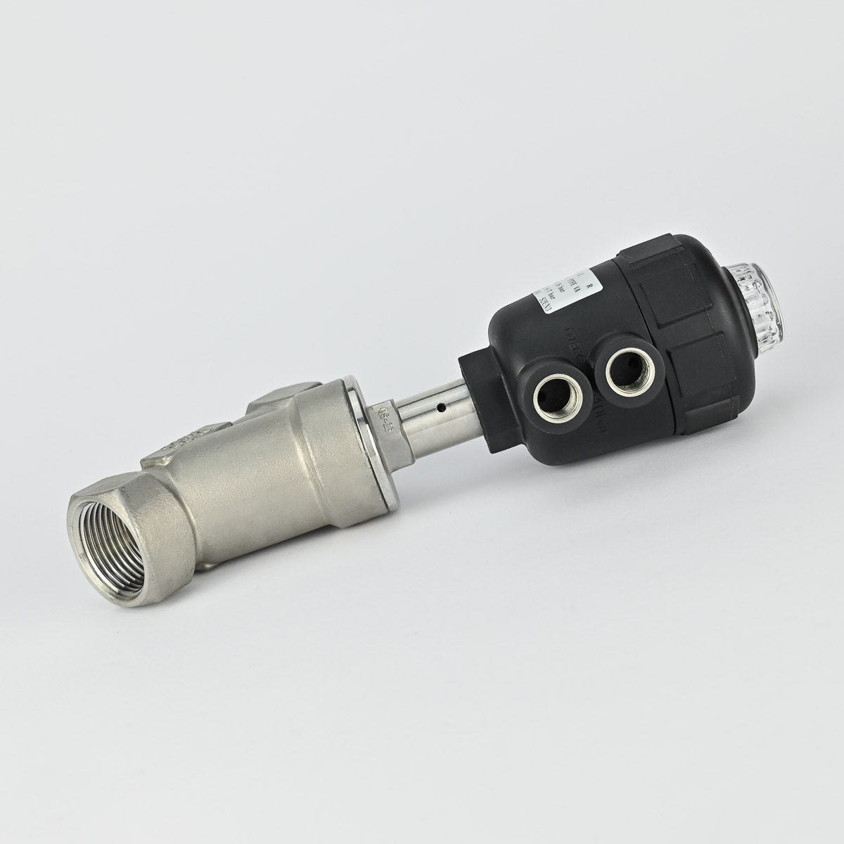 ANGLE VALVE 2/2 2" NO SS SINGLE ACTING SS BODY POLYAMIDE ACTUATOR CPT
