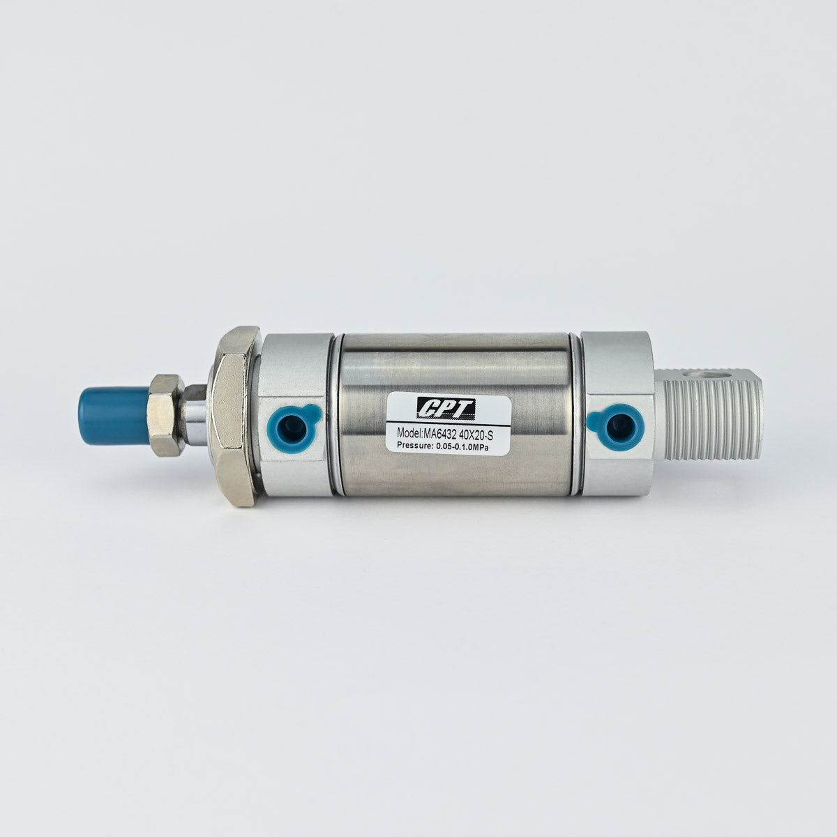ISO 6432 DOUBLE ACTING MINI CYLINDER DIA 40X 20 MM MAGNETIC PISTON CPT