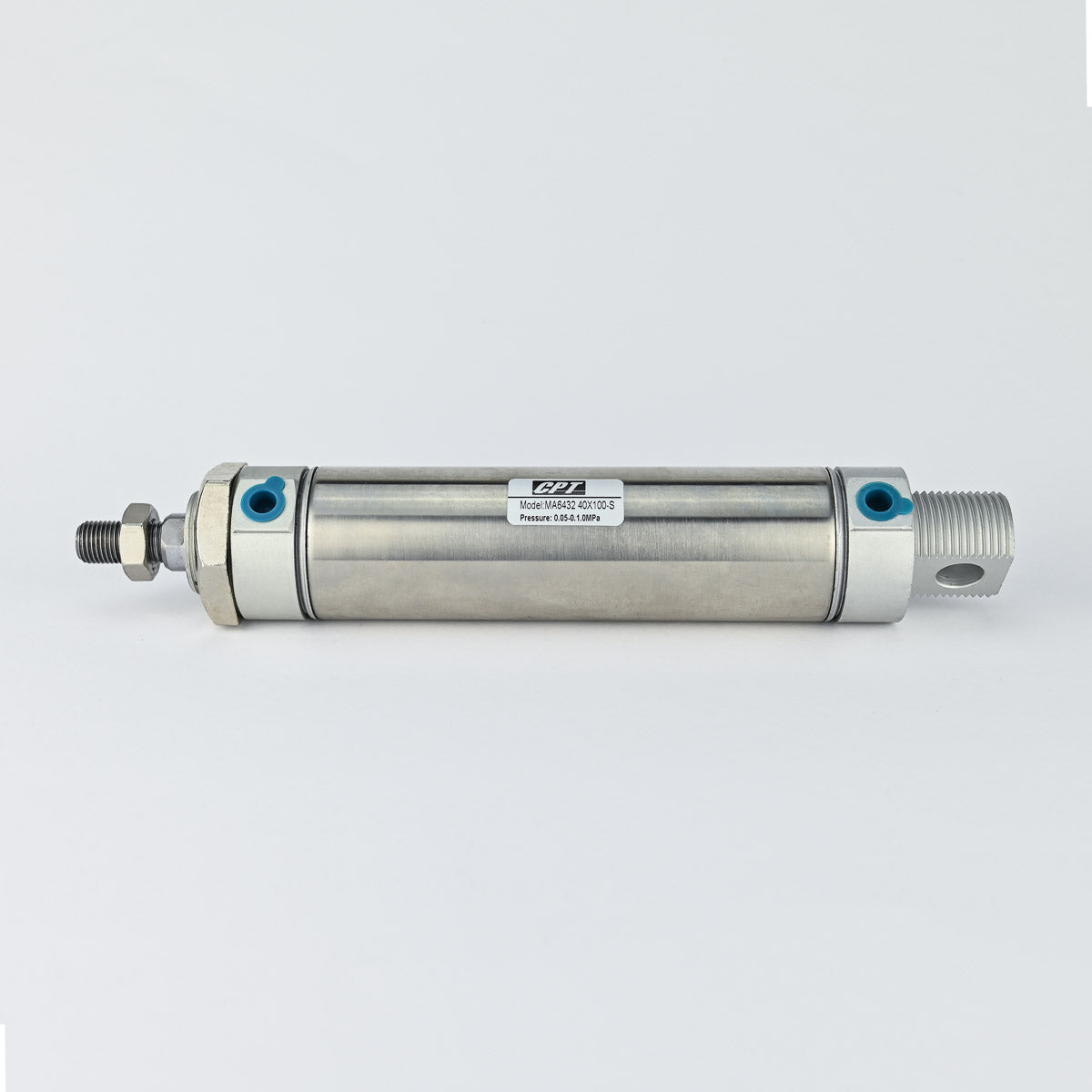 ISO 6432 DOUBLE ACTING MINI CYLINDER DIA 40X 100 MM MAGNETIC PISTON CPT
