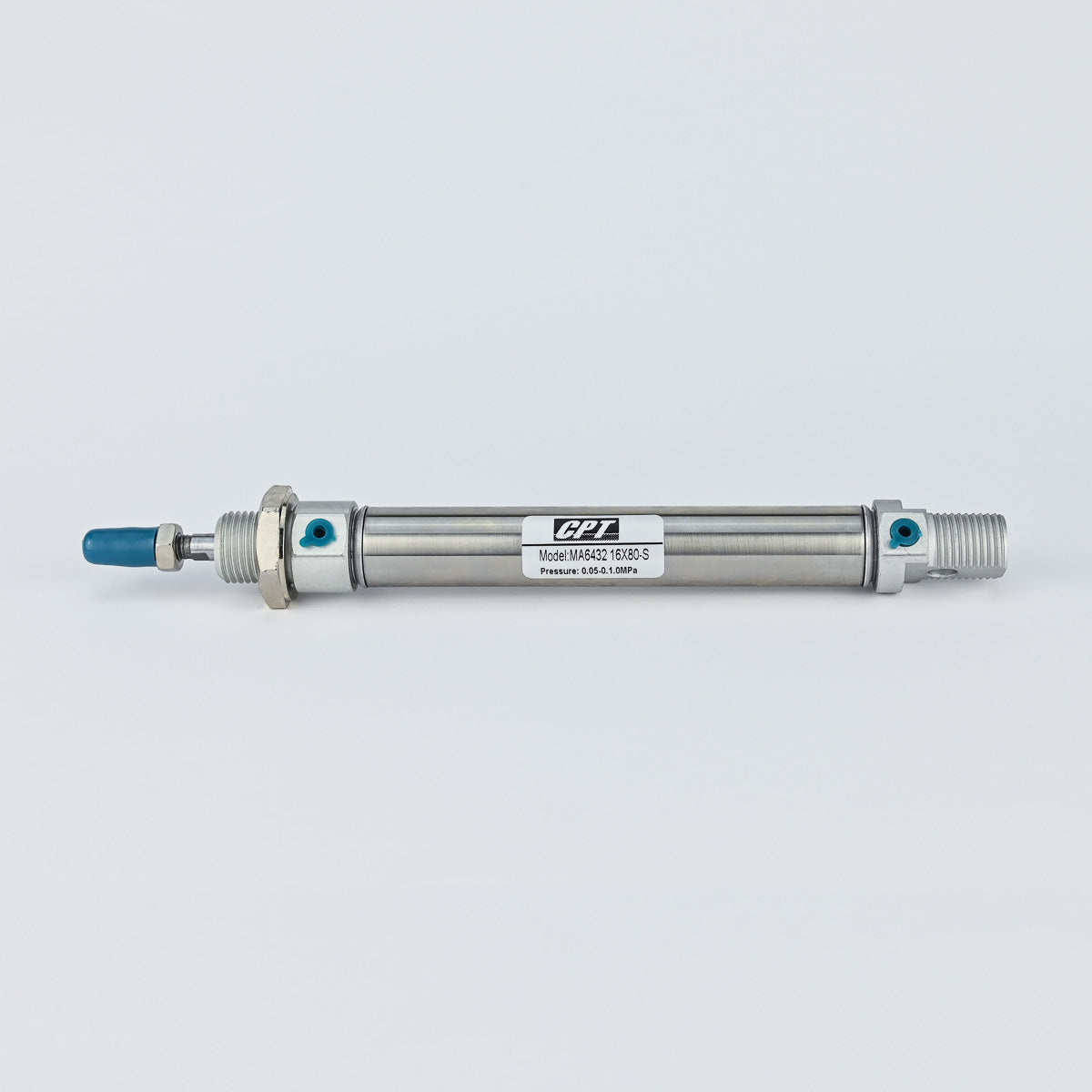 ISO 6432 DOUBLE ACTING MINI CYLINDER DIA 16X 80 MM MAGNETIC PISTON CPT