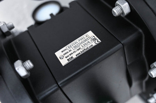 AODD PUMP ALUMINIUM SANTOPRENE 1" BSK