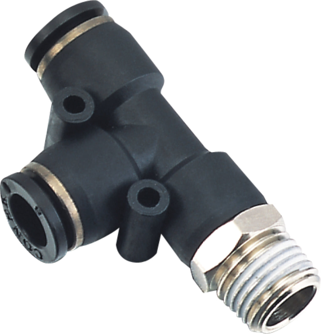 RUN TEE THREADED 1/4" X 6 MM CONEK
